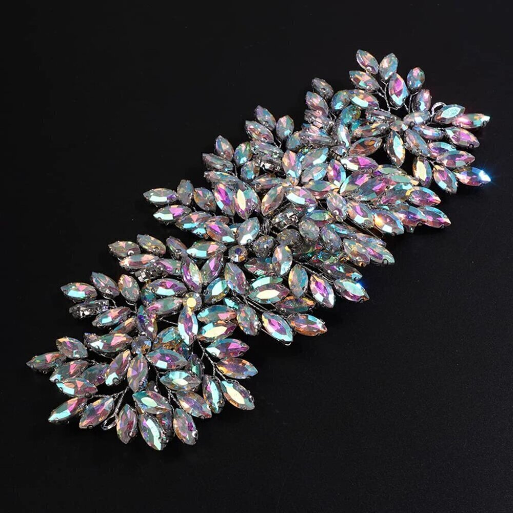 Crystal Bride Wedding Hair Comb Hair Clip Flower Wedding Hair Accessories for Wo